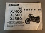 manual Yamaha XJ, Enlèvement ou Envoi, Yamaha
