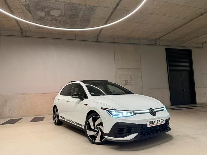 VW GOLF GTI CLUBSPORT/PANO/CAMERA/SFEER/CARPLAY/GARANTIE, Auto's, Volkswagen, Bedrijf, Te koop, Golf, ABS, Benzine, Euro 6, Berline