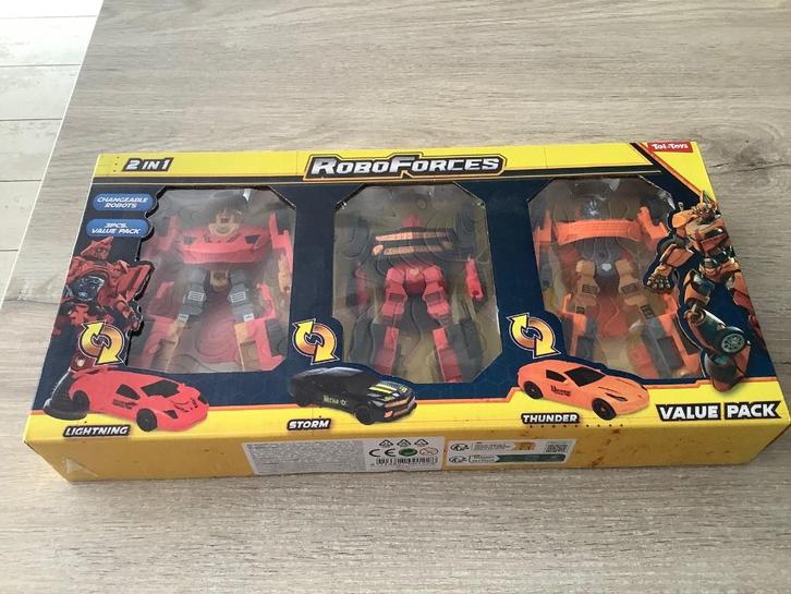 Roboforcers speelgoed set (Nieuw), Kinderen en Baby's, Speelgoed | Actiefiguren, Nieuw, Ophalen of Verzenden