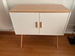 Buffetkast wit met hout afwerking., Ophalen, Zo goed als nieuw