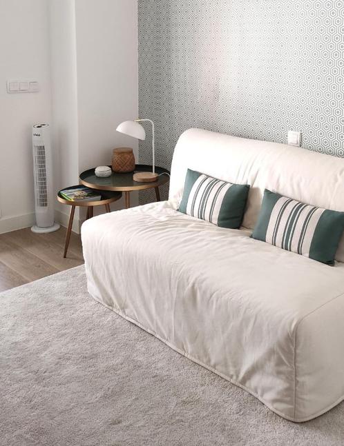 Ikea LYCKSELE HÅVET slaapbank, Huis en Inrichting, Slaapkamer | Slaapbanken, Zo goed als nieuw, 140 cm, 190 cm of minder, Tweepersoons