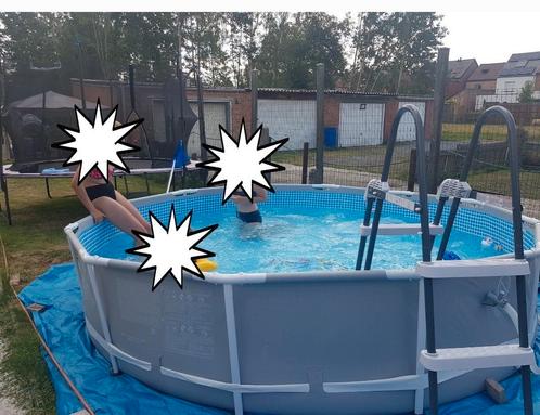 intex, Tuin en Terras, Zwembaden, Gebruikt, Opzetzwembad, Minder dan 80 cm, 200 tot 400 cm, 200 tot 300 cm, Rond, Ophalen