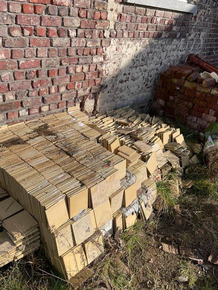 Cérabel tegels +/- 2700 stuks, Doe-het-zelf en Bouw, Tegels, Gebruikt, Wandtegels, Keramiek, Minder dan 20 cm, Minder dan 20 cm