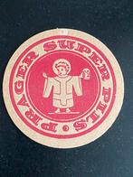 Oud viltje PRAGER SUPER PILS brouwerij HET ANKER te MECHELEN, Enlèvement ou Envoi, Utilisé, Sous-bock