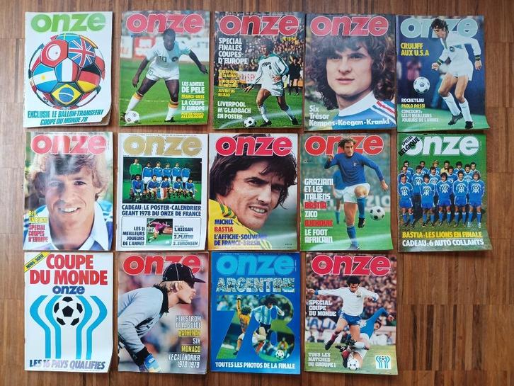 Set van 14 Franstalige tijdschriften "Onze". Jaren 70-80, Verzamelen, Tijdschriften, Kranten en Knipsels, Tijdschrift, 1960 tot 1980
