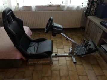 Logitech G923 volant et siège sim racing Playstation, Enlèvement, Utilisé, Volant ou Pédales, PlayStation 5