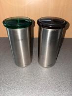 2 Brabantia voorraadbussen Senseo koffiepads, Ophalen, Zo goed als nieuw