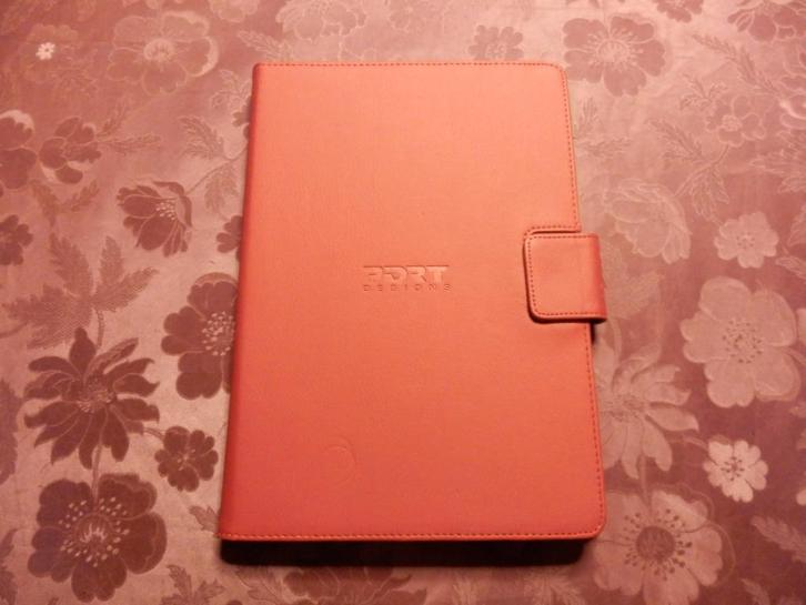 (36) -housse tablette rouge, Informatique & Logiciels, Housses pour tablettes, Utilisé, Protection faces avant et arrière, Enlèvement ou Envoi