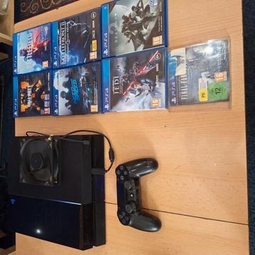 Ps4 fat avec ssd 256 gb et 7 jeux beschikbaar voor biedingen