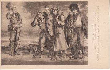 Postkaart WO1 - The Allies beschikbaar voor biedingen