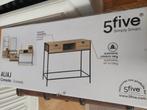 Mooi eigentijds hout/metalen meubel/console, Nieuw, Minder dan 100 cm, 25 tot 50 cm, Minder dan 50 cm