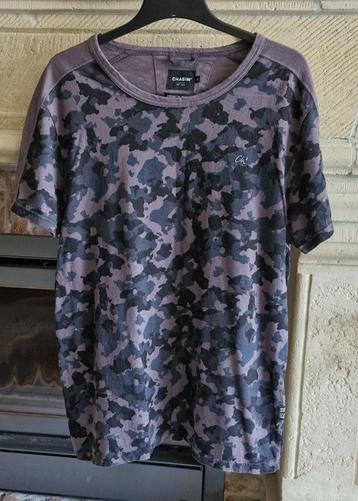 Chasin'-Heren tshirt KM-maat L-antracite grijs camouflage beschikbaar voor biedingen