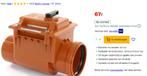 Redi ontstoppingsstuk 110mm Pvc manchet mof, Doe-het-zelf en Bouw, Buizen en Afvoer, Ophalen of Verzenden, Nieuw, PVC