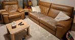 Zetels Natuzzi Editions leder, Huis en Inrichting, Zetels | Zetels, Ophalen, Gebruikt, 100 tot 125 cm, Driepersoons