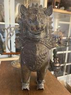 Antieke 1850 Cambodjaanse Guardian Lion  28cm  Vintage, Ophalen of Verzenden, Gebruikt