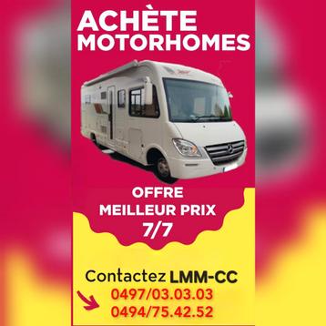 Achat MOTORHOMES 