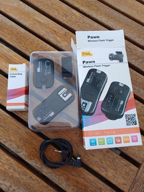 Pixel radio trigger voor canon, Audio, Tv en Foto, Foto | Flitsers, Gebruikt, Canon, Ophalen