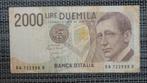 Billet 2000 lire Italie 1990, Enlèvement ou Envoi, Italie