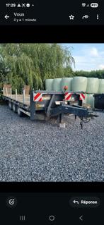 Remorque porte engin gysen verpoort 3 essieux, Autos : Divers, Remorques, Enlèvement