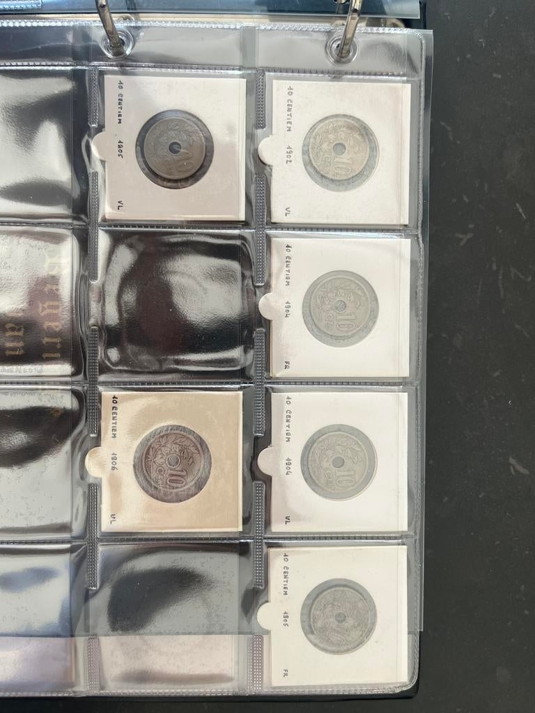 17 Belgische munten 10 centiem 1905, Enlèvement ou Envoi