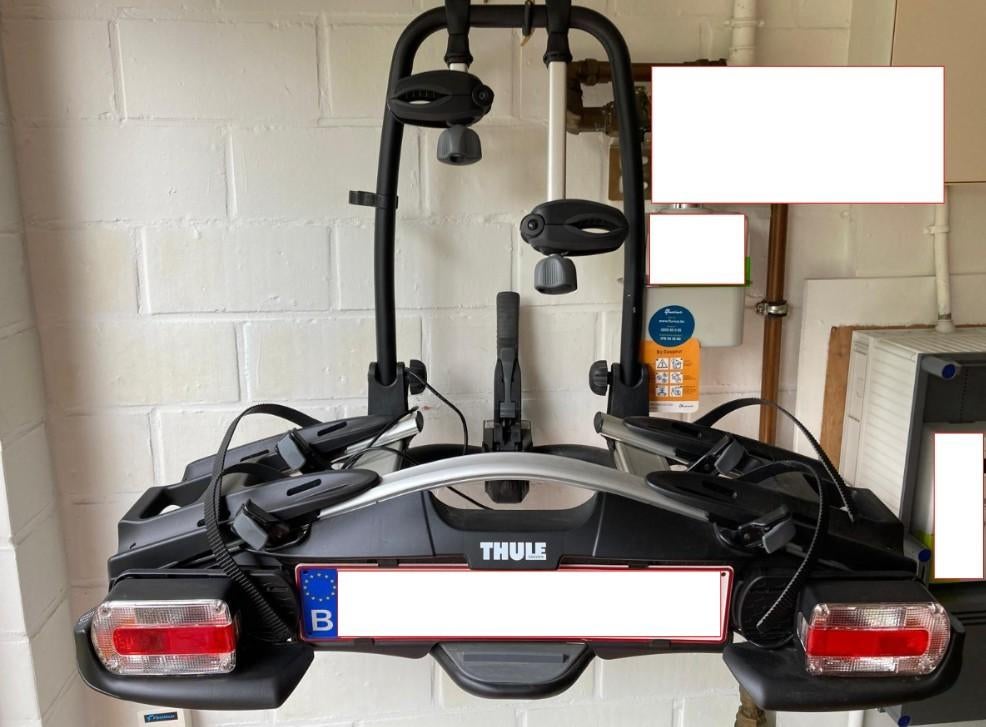 THULE VELOCOMPACT 925 (2 fietsen), Support d'attelage, 2 vélos, Comme neuf, Enlèvement