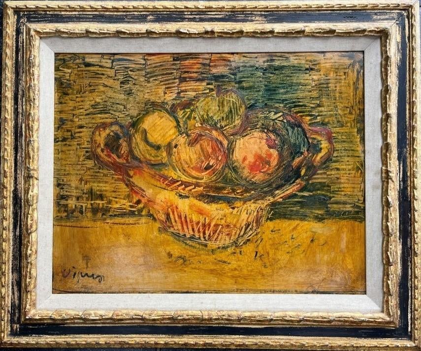 Schilderij met onbekende signatuur (????), Ophalen of Verzenden