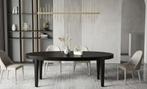 design ovalen donkere tafel meridiani., Ophalen, Rond