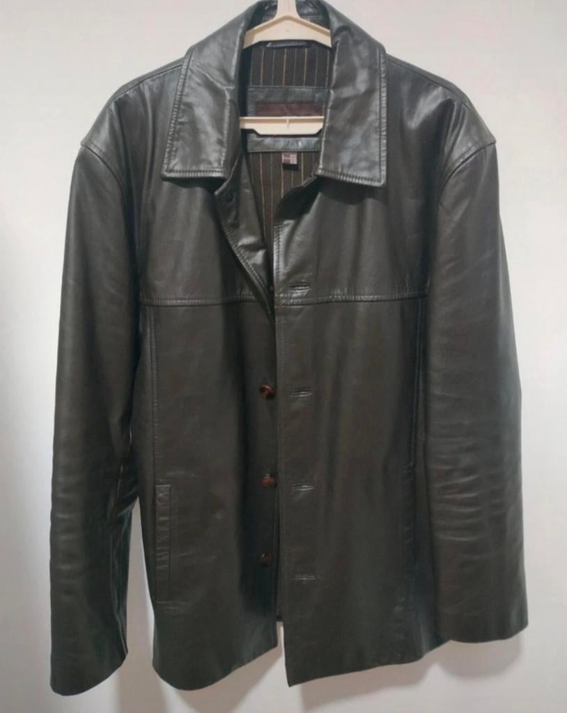 52/54 leren jack, Ophalen of Verzenden, Zo goed als nieuw