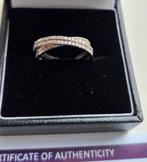 Bague or blanc et diamants, Bijoux, Sacs & Beauté, Bagues, Enlèvement ou Envoi, Blanc, Or