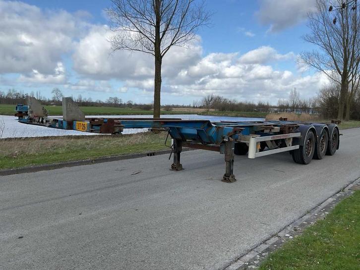 2007 - Van Hool - 3B2018 - Containertrailer, Auto's, Vrachtwagens, Bedrijf, Aanhangers en Opleggers, Overige brandstoffen