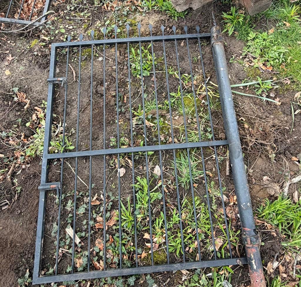 Smeedijzeren poortje, Ophalen, Gebruikt, IJzer