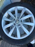 Originele VW lichtmetalen velgen 15 inch Dunlop, Enlèvement, Comme neuf