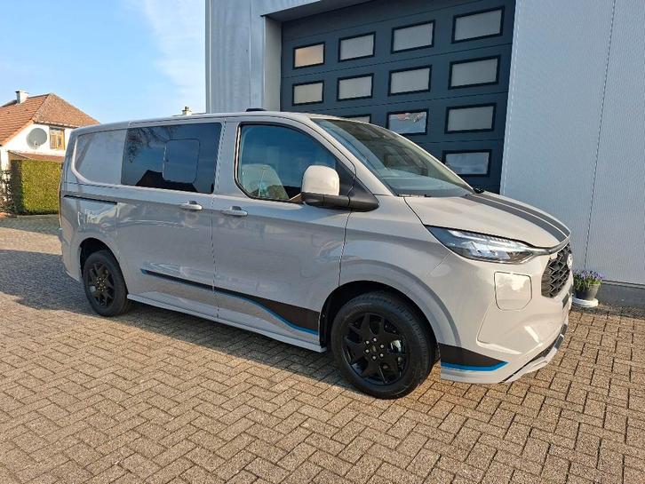 Ford Transit Custom SPORT L1 PHEV hybride driver ass pack 6, Auto's, Ford, Bedrijf, Te koop, Transit, 360° camera, ABS, Achteruitrijcamera