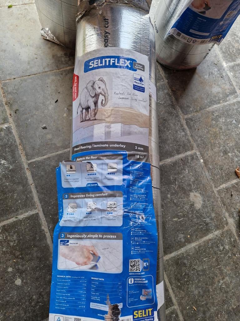 Laminaat ondervloer - SELITFLEX 3mm, Ophalen