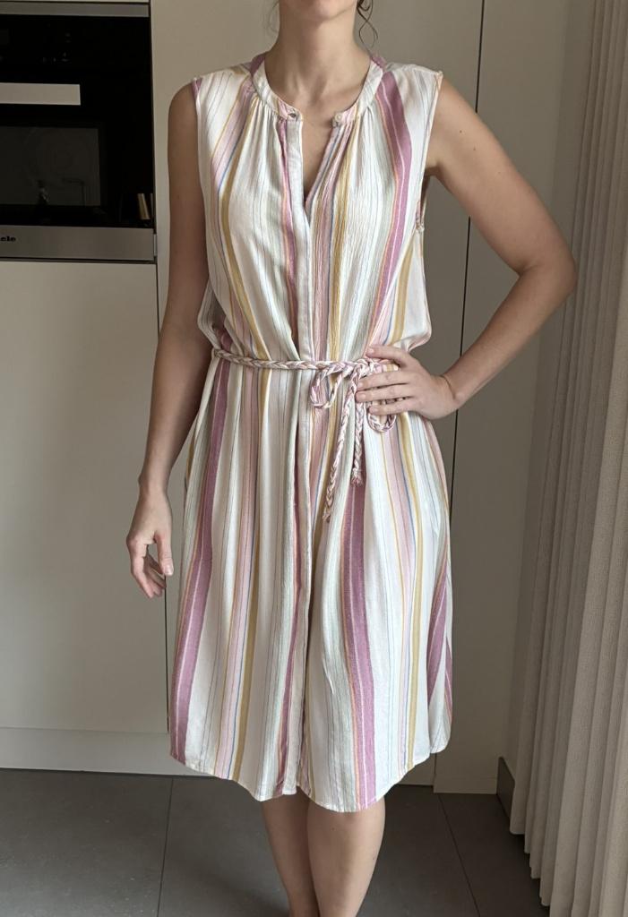 Mouwloze jurk van Bellerose (Maat 1/S), Ophalen of Verzenden, Zo goed als nieuw, Knielengte, Maat 36 (S)