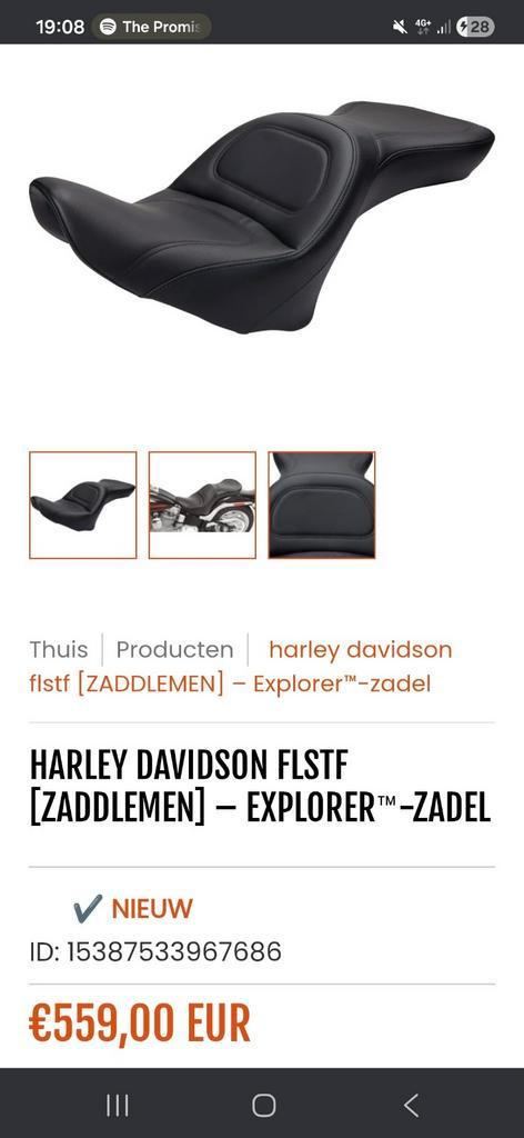 Harley Davidson softail zadel, Motos, Pièces | Harley-Davidson, Enlèvement