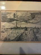 Kopergravure Middelburg 18e eeuw, Antiek en Kunst, Ophalen of Verzenden