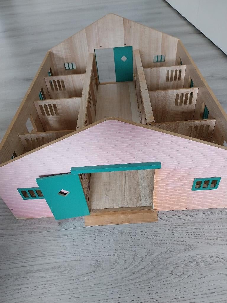 Houten paardenstal manège 7 box, Ophalen, Gebruikt, Overige typen