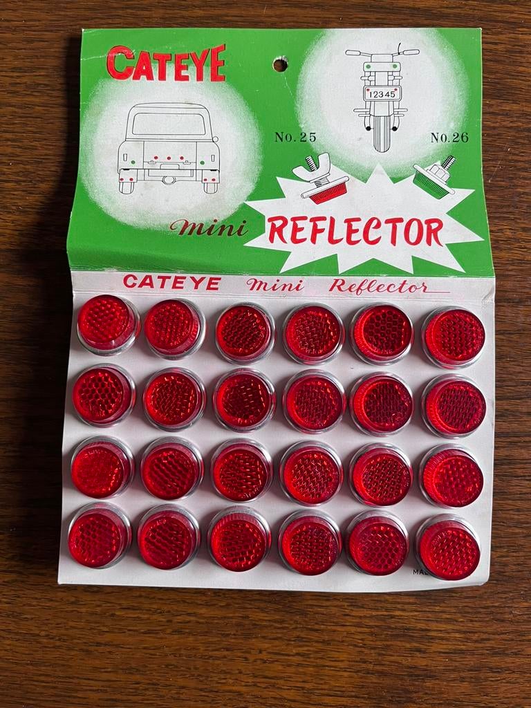 Nieuwe reflectors met moertjes  NOS, Fietsen en Brommers, Ophalen of Verzenden, Nieuw, Frame, Sparta