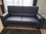 Mooie lederen zitbank, Huis en Inrichting, Zetels | Zetels, Ophalen, Leer, Zo goed als nieuw, Rechte bank