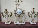 pendule met kandelaars, Antiek en Kunst, Antiek | Klokken, Ophalen