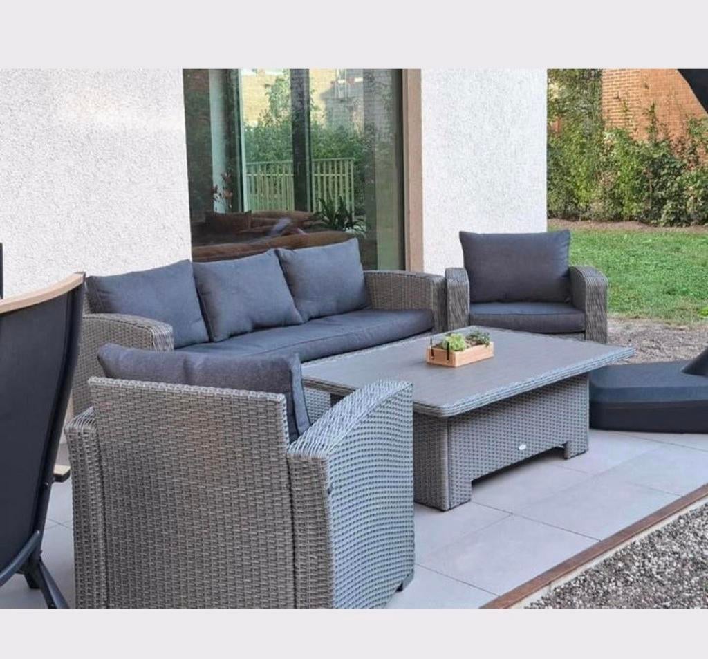 Ensemble de salon 5 places STAVERN, Enlèvement, Aluminium, Table à dinner, Sets de jardin