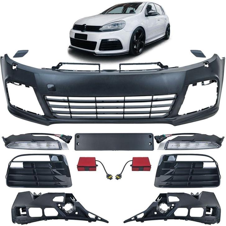 R20 Look Voorbumper Set Geschikt Voor Volkswagen Golf 6, Autos : Divers, Tuning & Styling, Envoi
