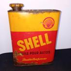 Zeldzaam olieblik SHELL Double, Ophalen of Verzenden, Gebruikt