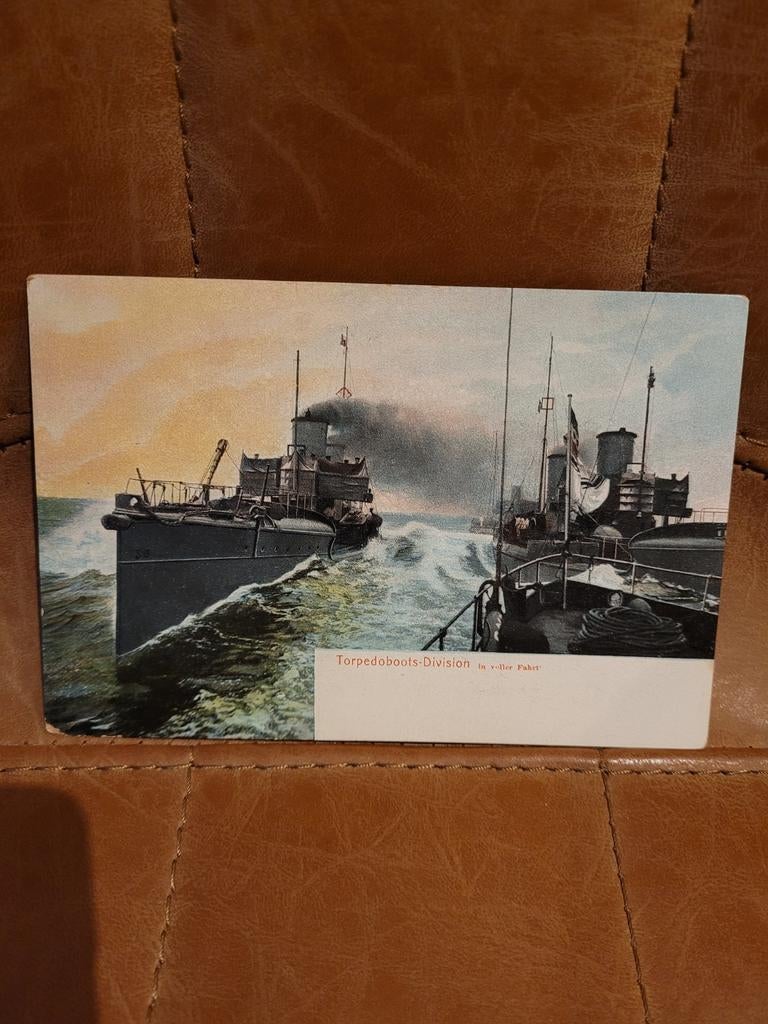 Torpedoboots-Division in volley Fahrt, Ophalen of Verzenden