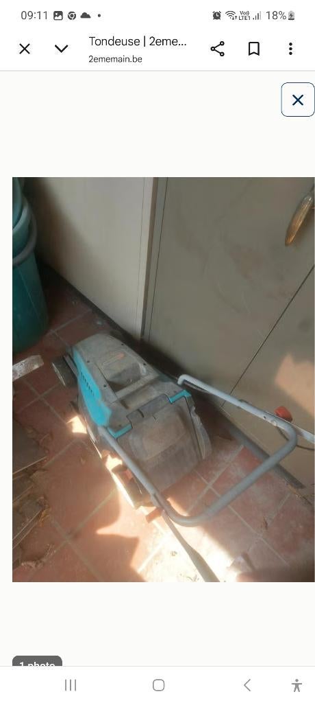 Tondeuse, Jardin & Terrasse, Enlèvement, Utilisé