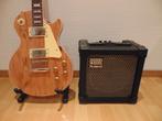 Les Paul Fazley Vintage FLP318 +Amp Roland Cube 15 w ., Enlèvement, Neuf