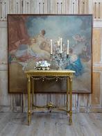 Franse tafel met guirlandes, Ophalen