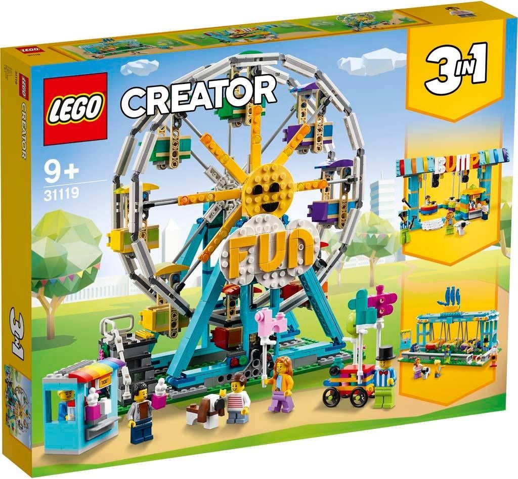 Lego Creator 3 in 1 31119 Reuzenrad (2021), Kinderen en Baby's, Speelgoed | Duplo en Lego, Nieuw, Ophalen of Verzenden, Compleet