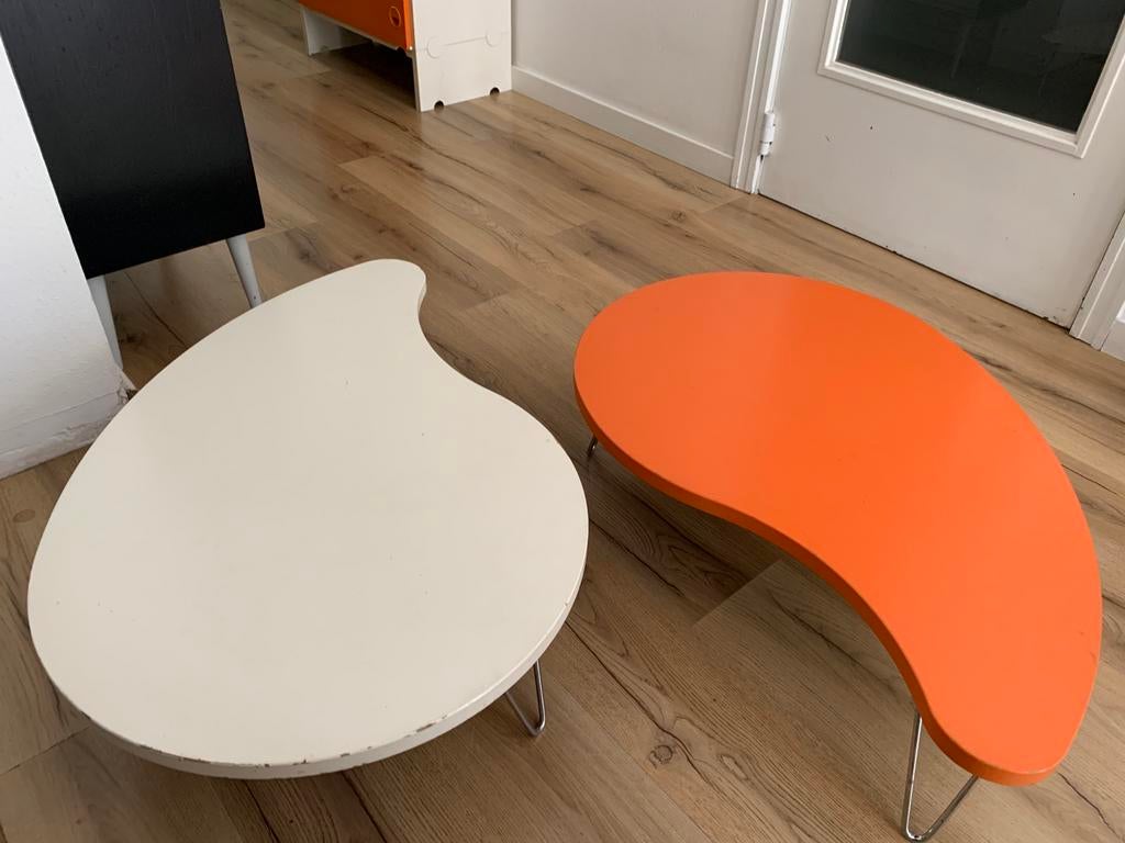 Table de salon space age yin&yang, Ophalen, Gebruikt, 50 tot 100 cm, 50 tot 100 cm